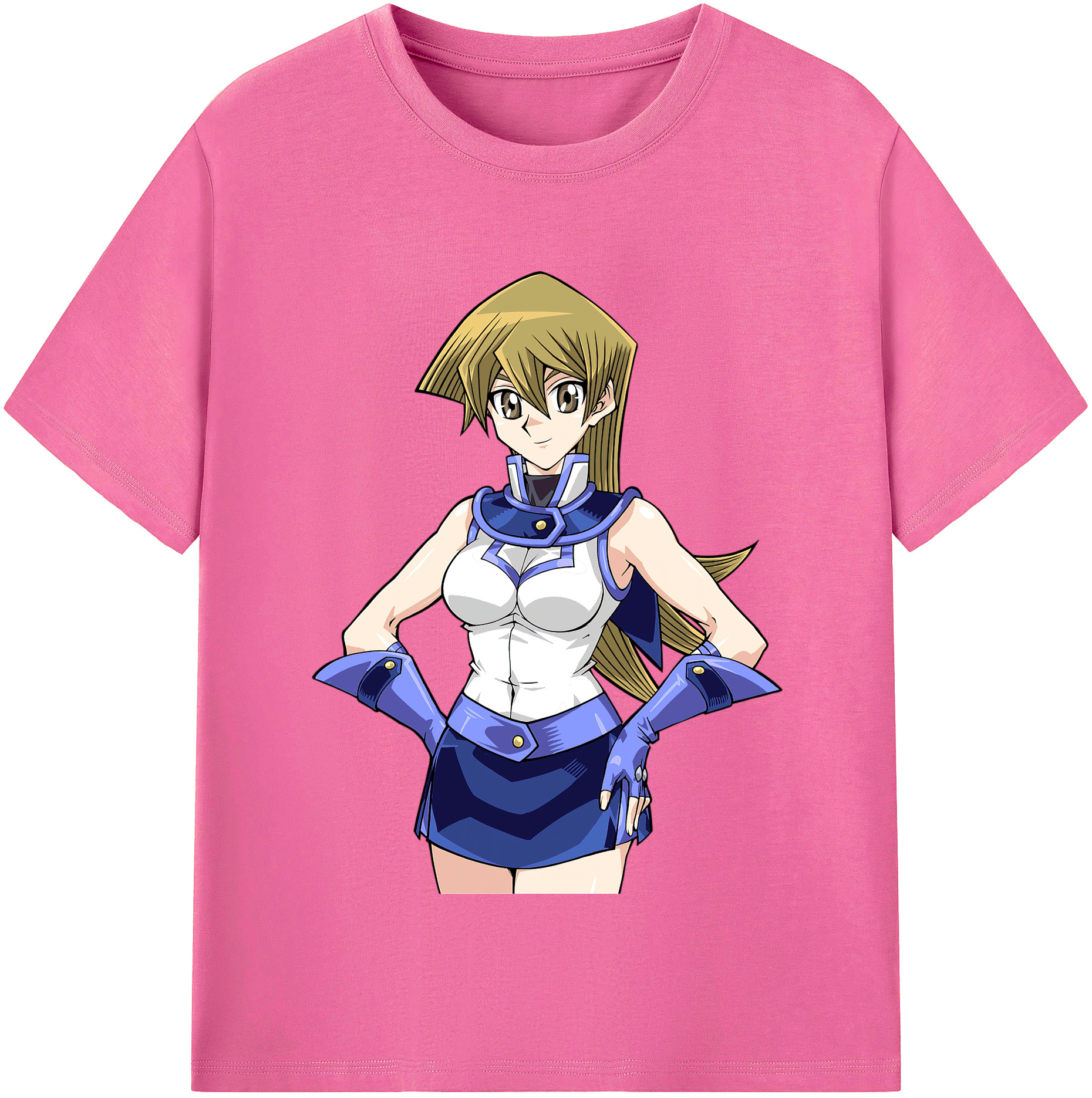 （画像用） 遊☆戯☆王 Yu-Gi-Oh! レディースカジュアルプリントTシャツ（綿100％）